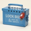 Group lock box with handle
